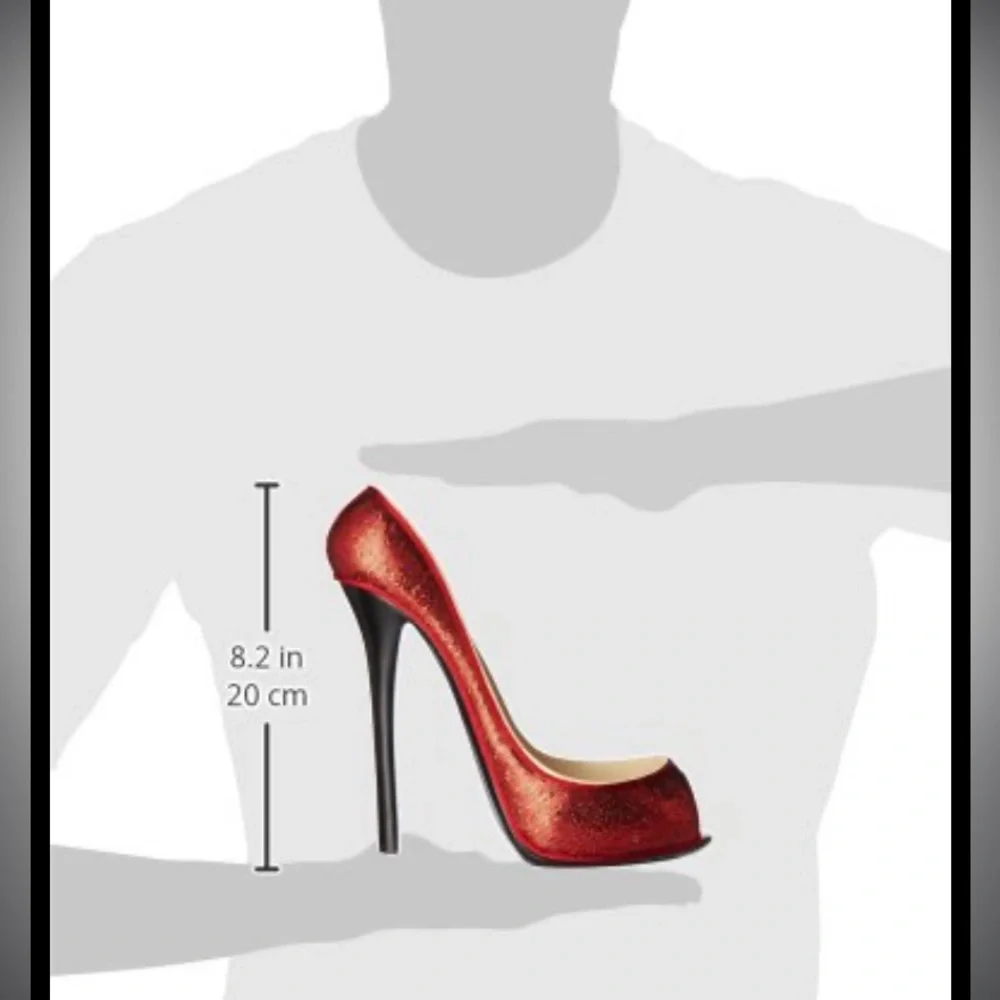 Wild Eye Designs High Heel Bottle Holder, Red Sequins‎